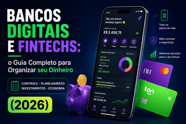 Bancos Digitais e Fintechs o Guia Completo para Organizar seu Dinheiro (2026)