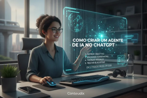 Como criar um agente de IA no ChatGPT em 5 passos fáceis em 2026