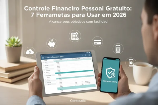 Controle Financeiro Pessoal Gratuito: 7 Ferramentas para Usar em 2026