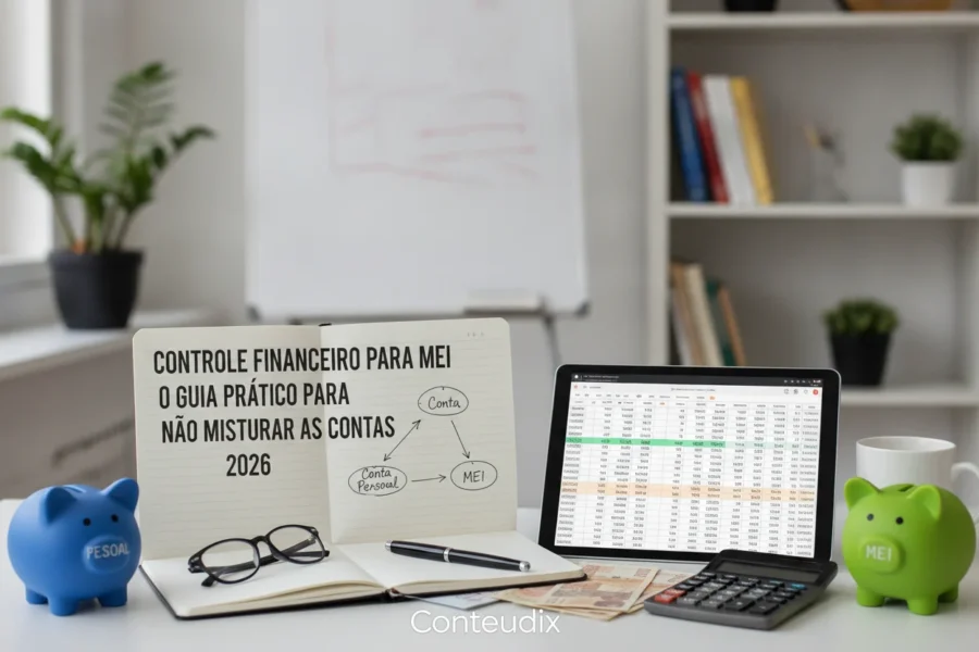 Controle Financeiro para MEI O Guia Prático para Não Misturar as Contas 2026
