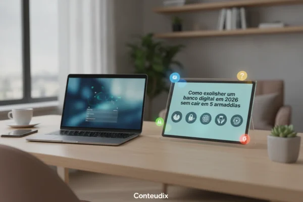 Como escolher um banco digital em 2026 sem cair em 5 armadilhas