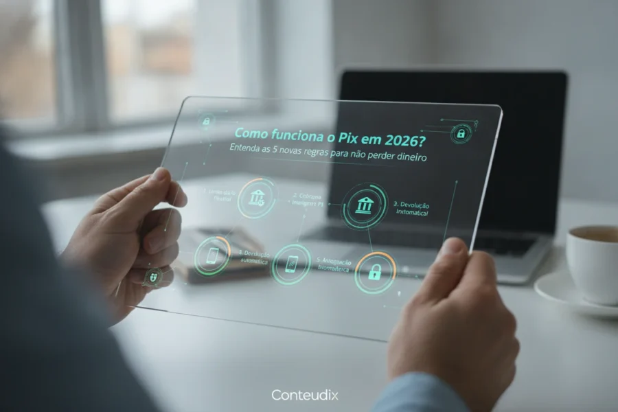 Como funciona o Pix em 2026? Entenda as 5 novas regras para não perder dinheiro