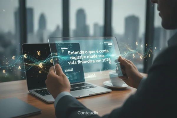 Entenda o que é conta digital e mude sua vida financeira em 2026