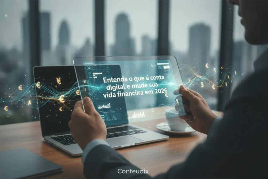 Entenda o que é conta digital e mude sua vida financeira em 2026