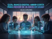 Qual banco digital abrir conta para menor de 18 anos em 2026? Veja 5 opções
