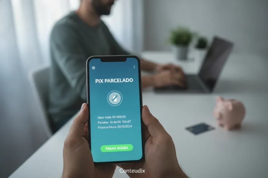 Como funciona o pix parcelado