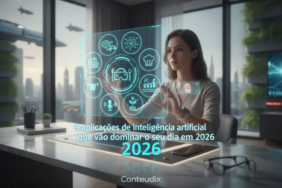 9 aplicações de inteligência artificial que vão dominar o seu dia em 2026
