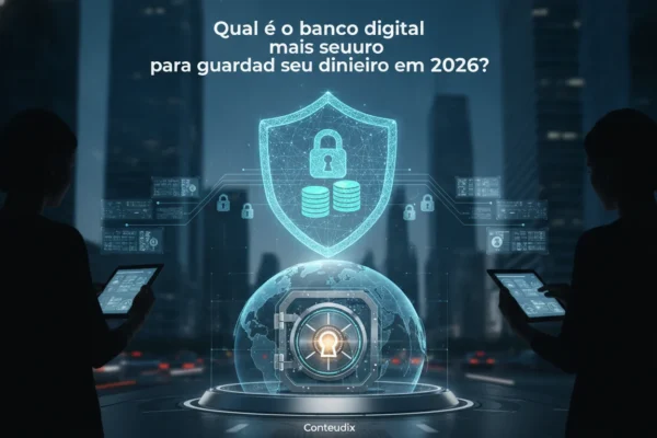 Qual é o banco digital mais seguro para guardar seu dinheiro em 2026?