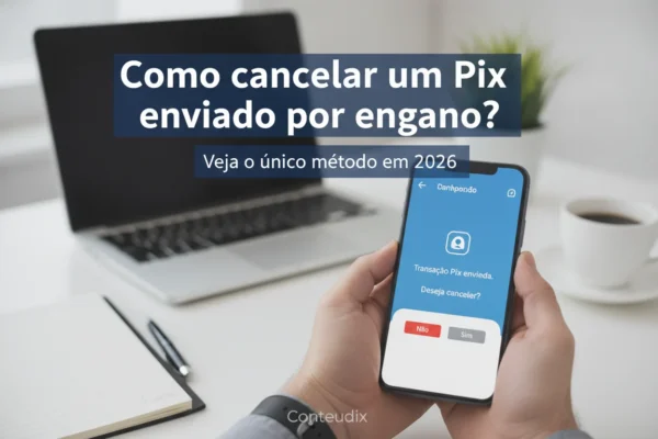 Como cancelar um Pix enviado por engano? Veja o único método em 2026
