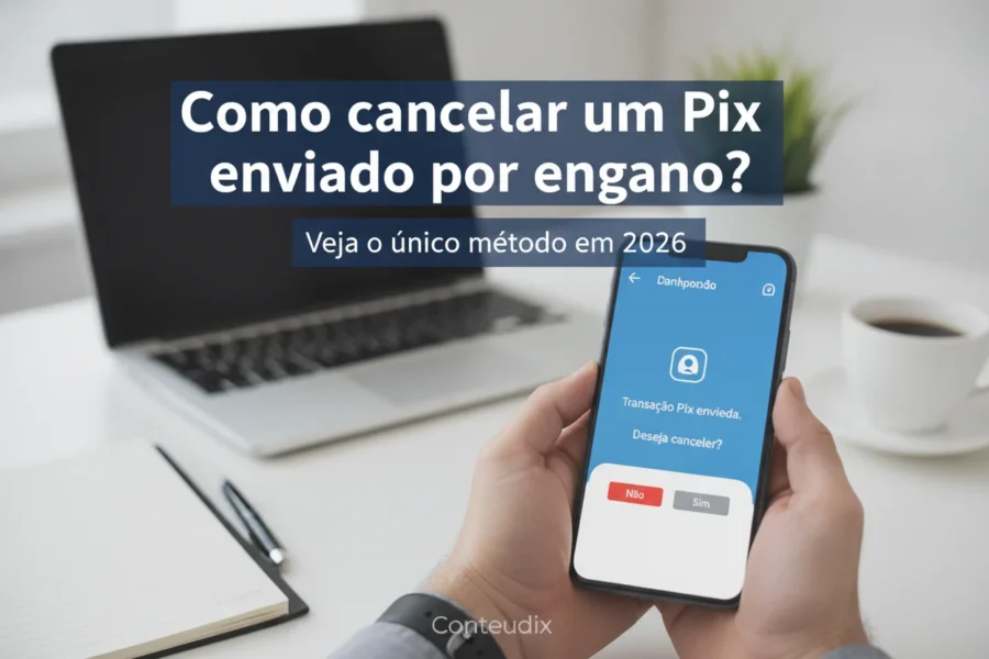 Como cancelar um Pix enviado por engano? Veja o único método em 2026