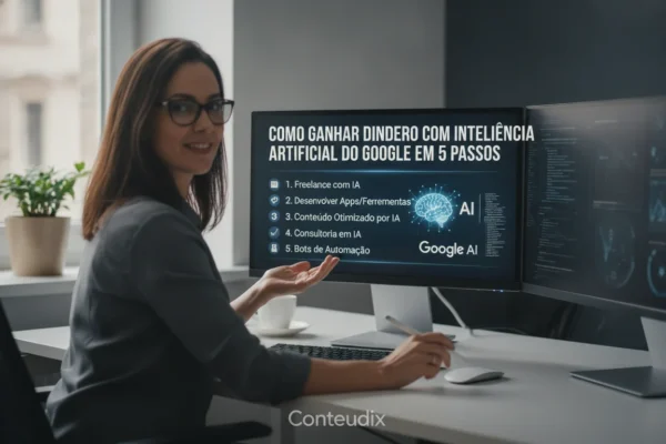 Como ganhar dinheiro com inteligência artificial do google em 5 passos