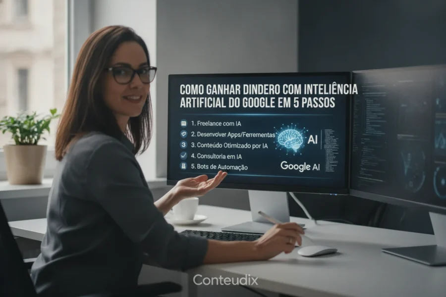 Como ganhar dinheiro com inteligência artificial do google em 5 passos
