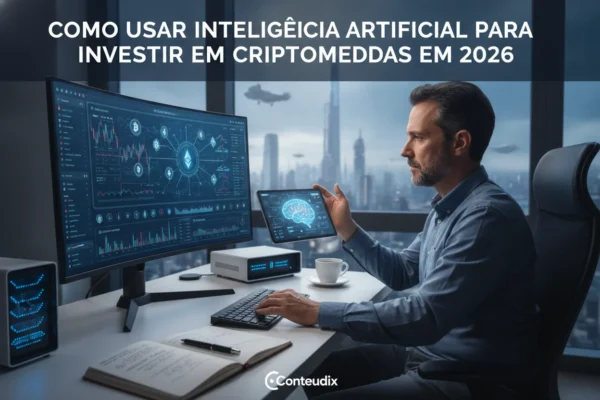 Como usar inteligência artificial para investir em criptomoedas em 2026