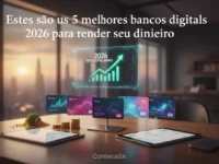 Estes são os 5 melhores bancos digitais 2026 para render seu dinheiro