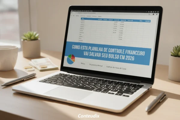 Como esta planilha de controle financeiro vai salvar seu bolso em 2026