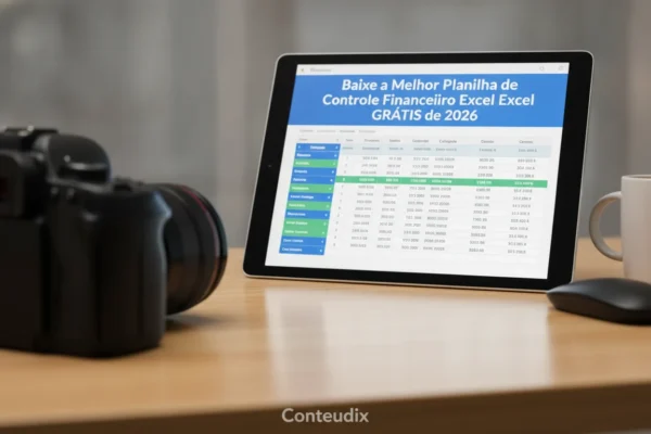 Baixe a melhor planilha de controle financeiro excel grátis de 2026