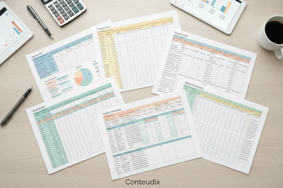 Baixe 5 modelos de planilha de controle financeiro para imprimir em 2026