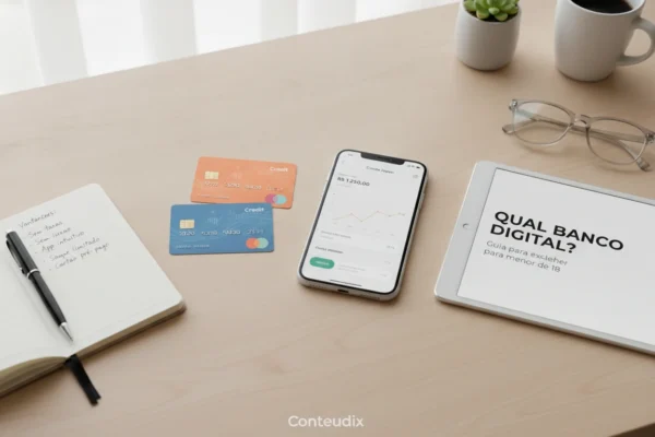 Guia para escolher qual banco digital abrir conta para menor de 18