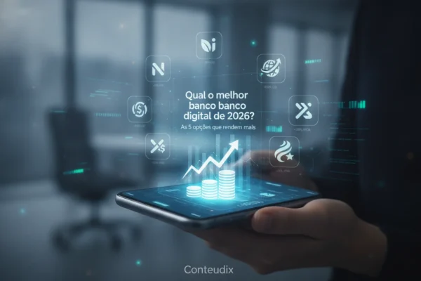 Qual o melhor banco digital de 2026? Veja as 5 opções que rendem mais