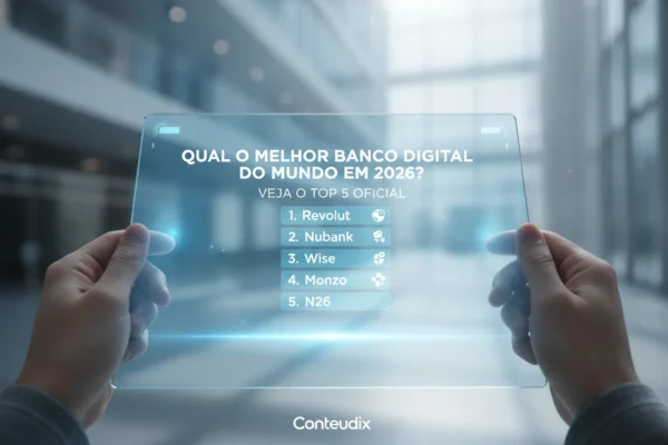Qual o melhor banco digital do mundo em 2026? Veja o top 5 oficial
