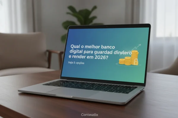 Qual o melhor banco digital para guardar dinheiro e render em 2026? Veja 5 opções