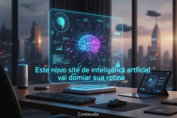 Este novo site de inteligência artificial vai dominar sua rotina